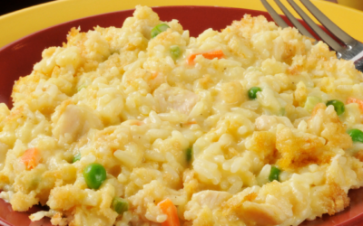 Chef Justin’s Easy Cheesy Chicken & Rice Skillet